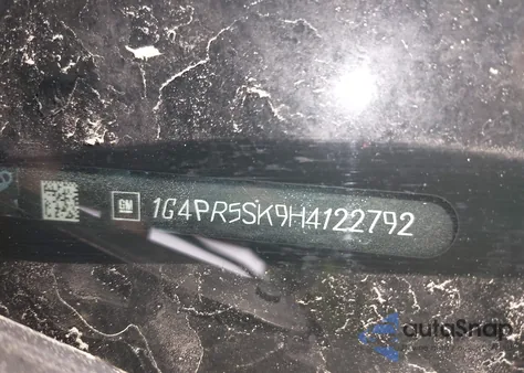 2017 Buick Verano Sport Touring from USA, damaged, VIN 1G4PR5SK9H4122792